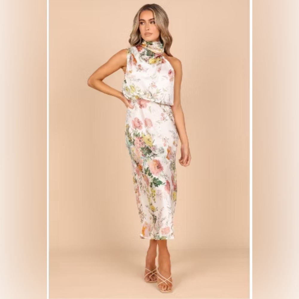 Petal and Pup Floral Midi Dress SIZE XS